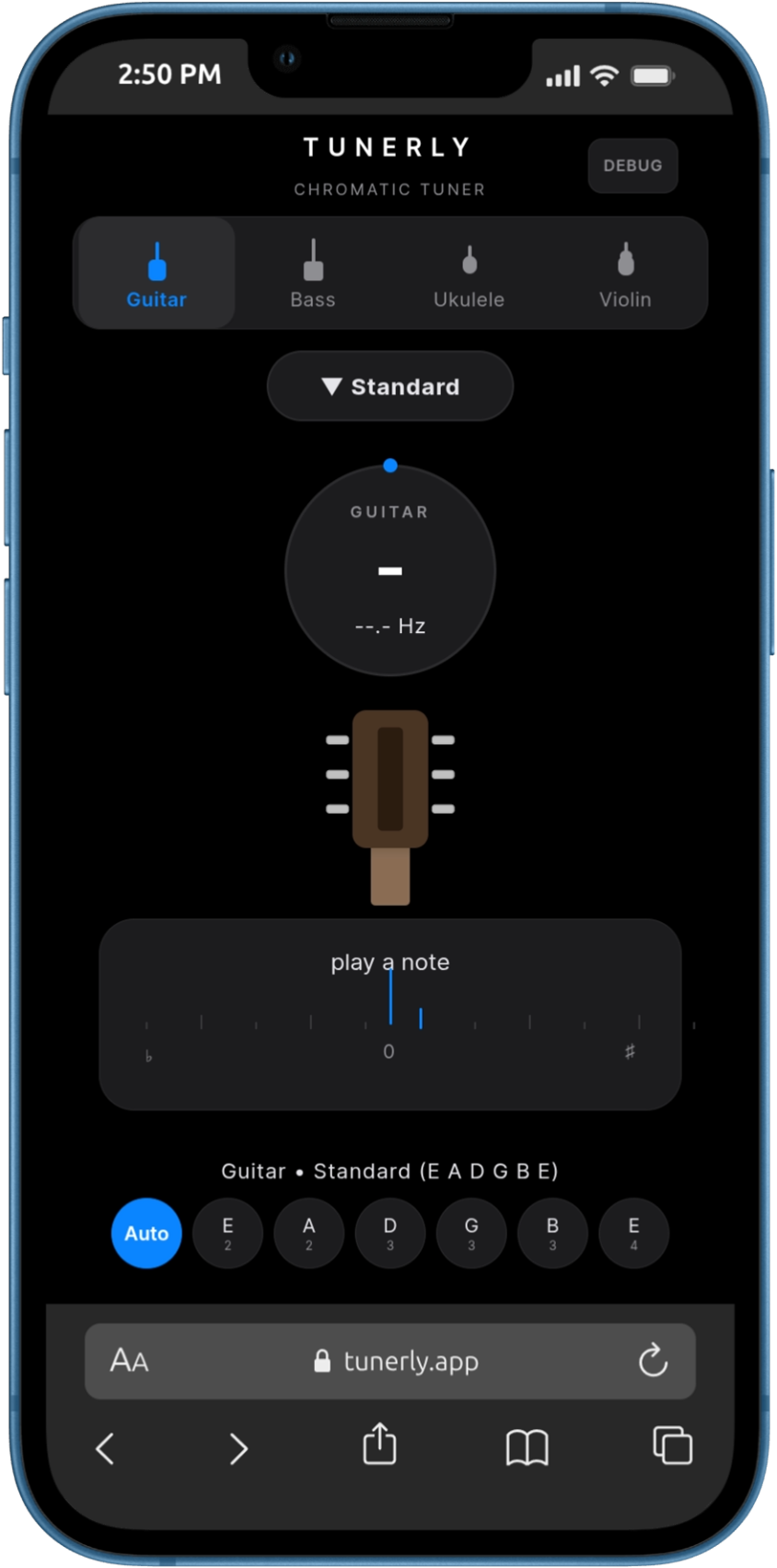 Tunerly App Preview